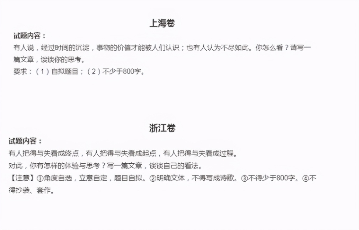 2021年高考语文落幕，各地高考作文出炉，哪个省份作文难度大？