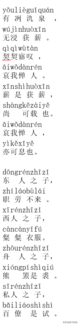 篇篇经典，翩翩《诗经》——203小雅·大东