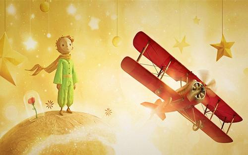 当小王子离开地球时,飞行员非常伤心.