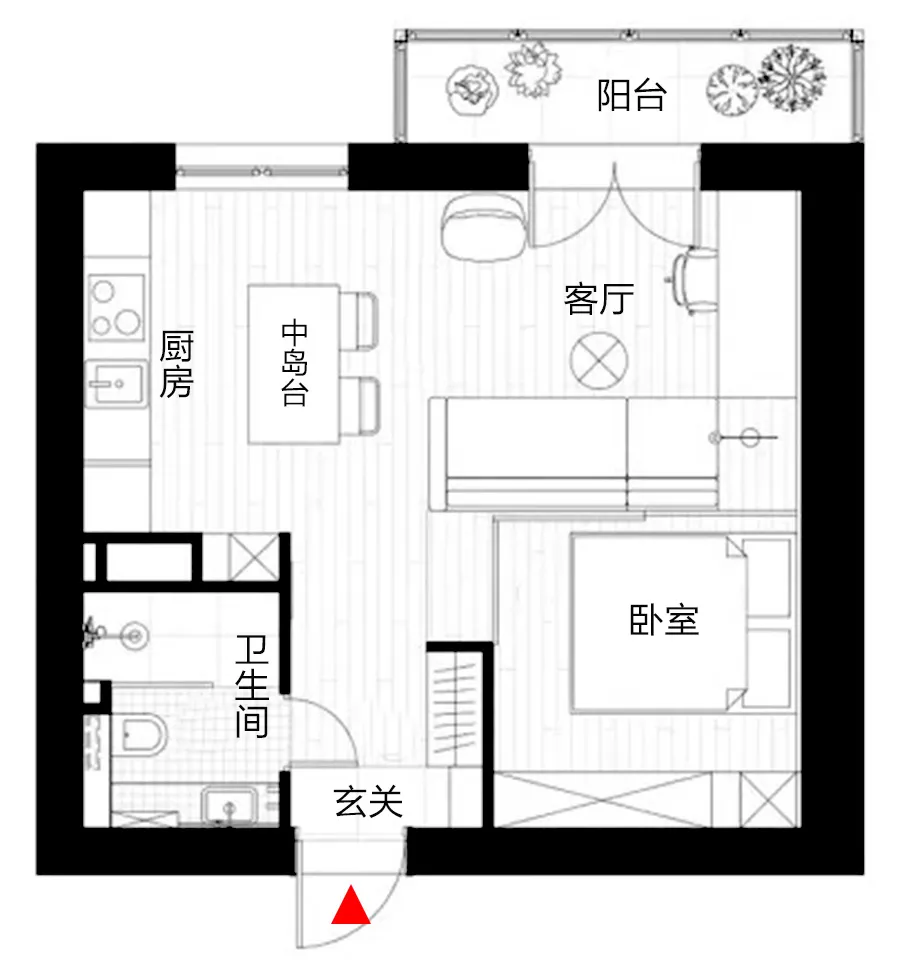 3套小户型神设计,完美逆袭!31㎡高级灰,比豪宅还实用