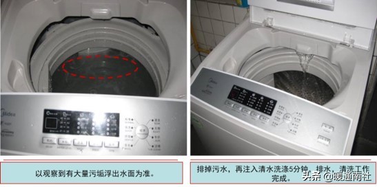 滾筒洗衣機清洗消毒操作指引