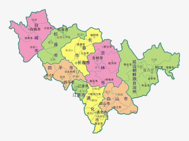 东北三省的省会图片