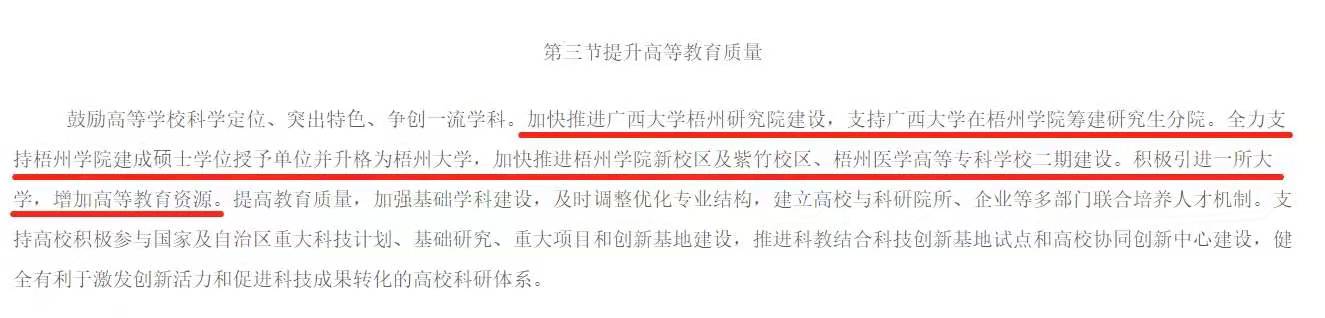 广西这所大学获得支持：升格为大学、申请硕士点、加快建设新校区