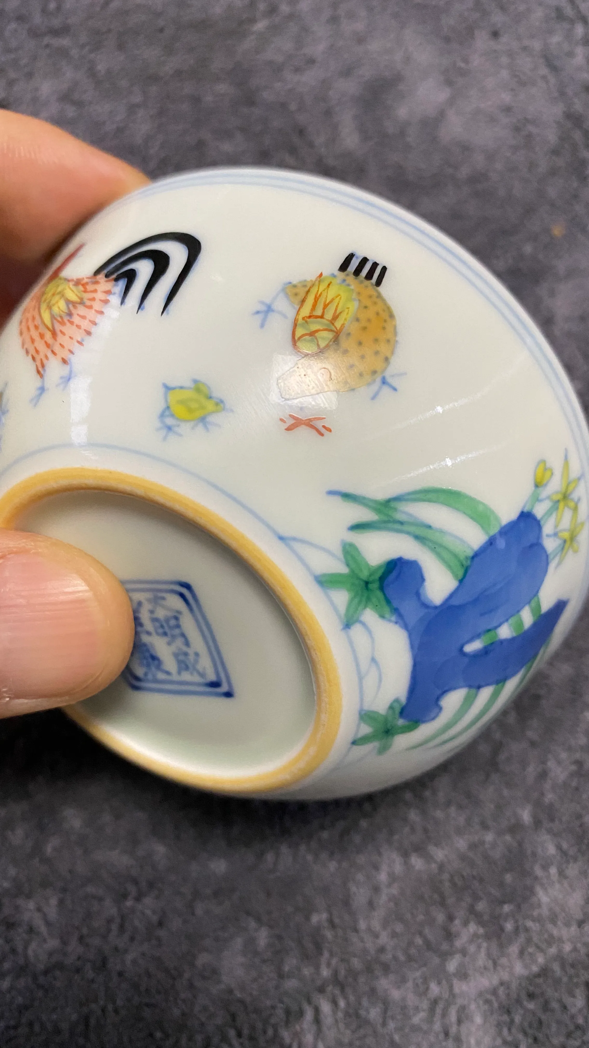 大明成化斗彩瓷器鉴定要点分享~成化真品打样!
