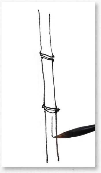 竹子很难画？教你从最基础的竹干画起，简单易学，适合0基础临摹
