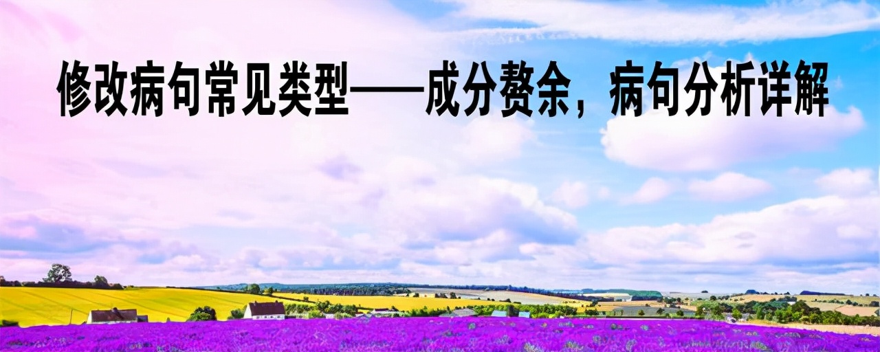 句子成分分析法解析：病句修改的类型与实例