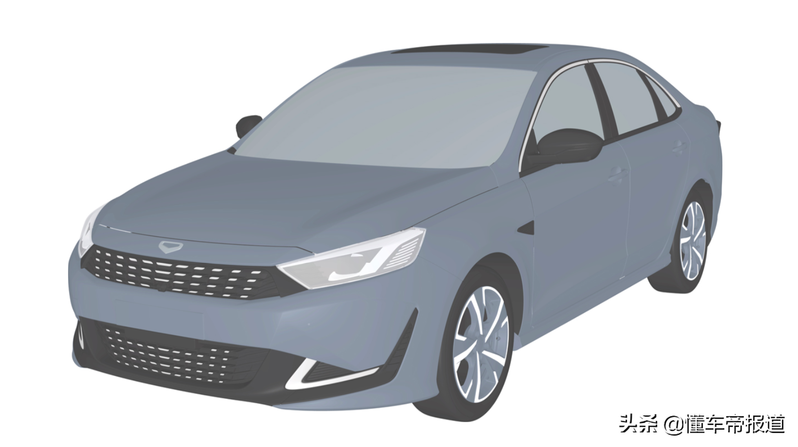 新车 </p><p>　　 轩逸+飞度？凯翼全新轿车“轩度”设计图曝光，或年内上市