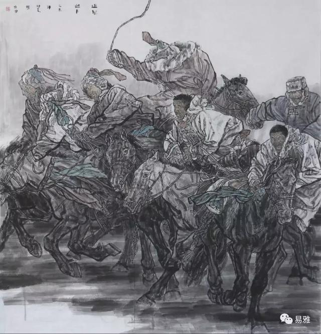 「易雅百家」傅向宏｜当代蒙古族题材绘画的民族特色
