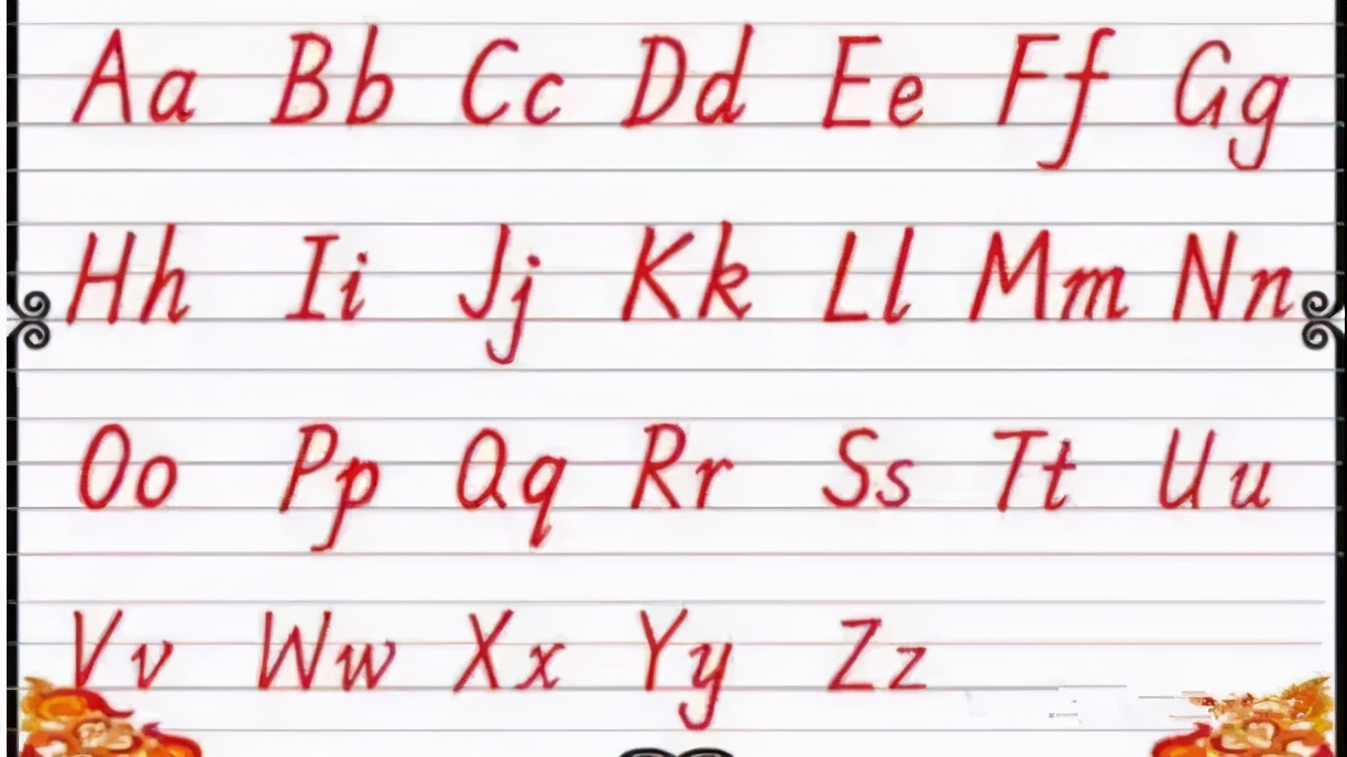 英文规范书写来了，让孩子写一手漂亮的英文字