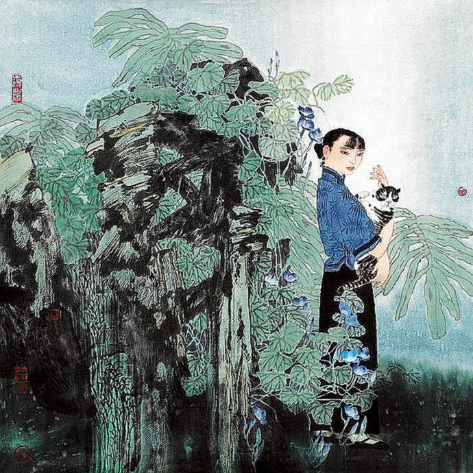 雅俗共赏 幻我两忘——著名画家​于文江笔墨再现东方女性群像