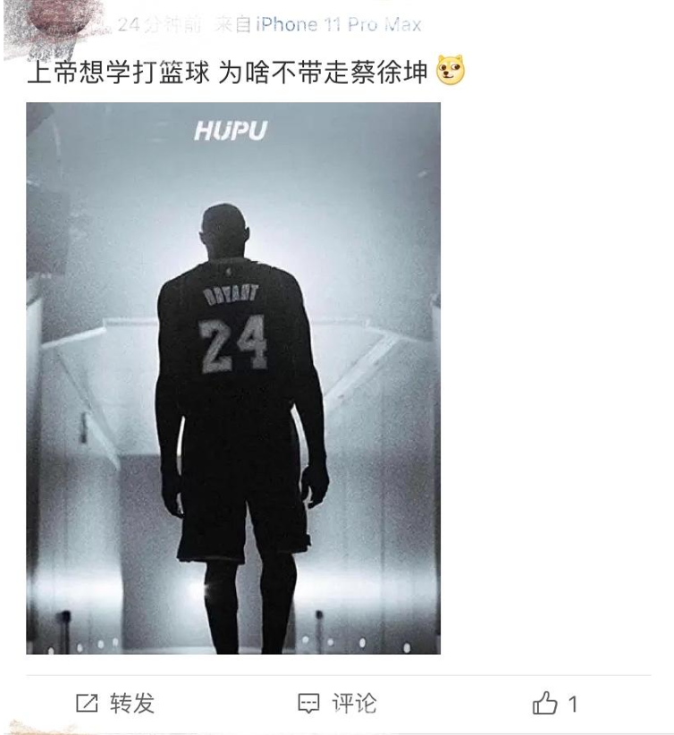 nba蔡徐坤为什么被骂(科比坠机去世，蔡徐坤竟遭多名黑粉恶毒咒骂：为什么不带走你)