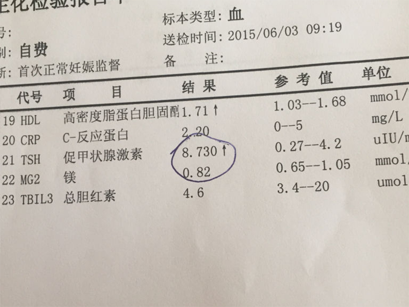 TSH值多高会影响胎儿的智力？ 1