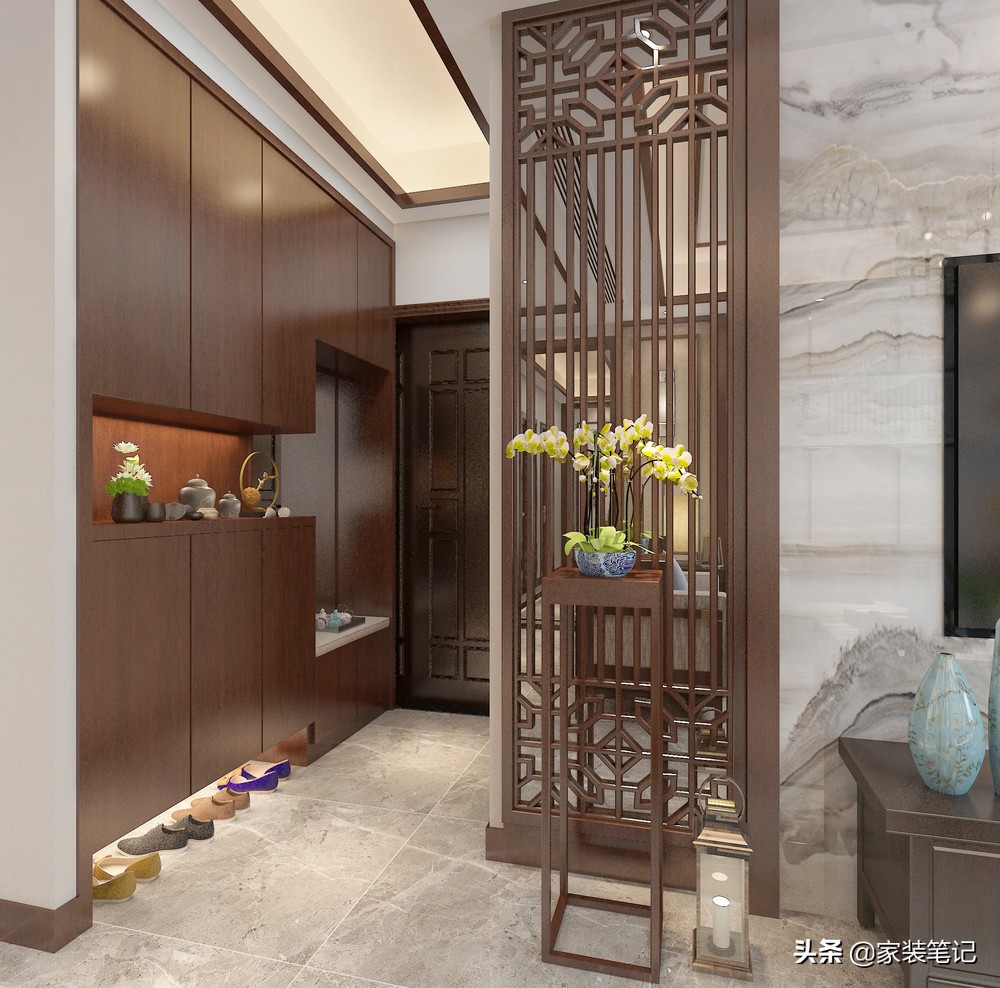这样的中式风格装修，符合三代人的审美观，不仅有文化感还有品味