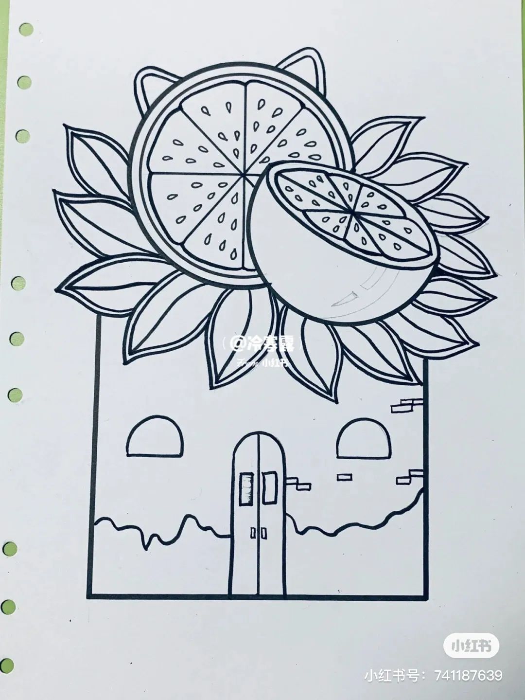 顶级装饰线描,临摹好素材,孩子基础线描薄弱,只需要这个小技巧