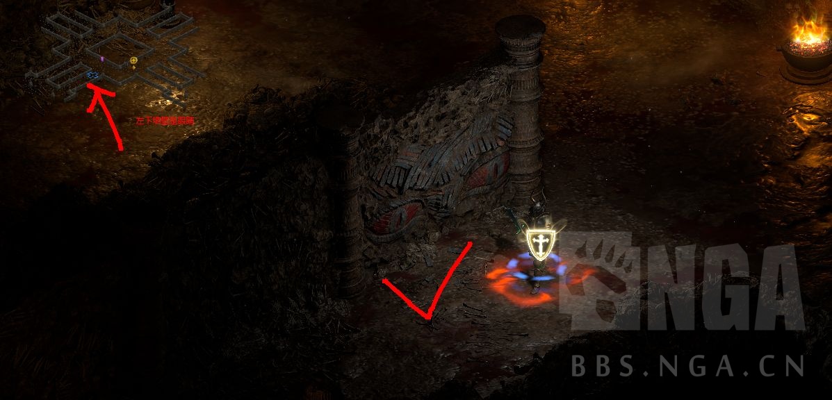 暗黑破坏神2 重置版：盗钥匙的方法 速刷红门钥匙找路