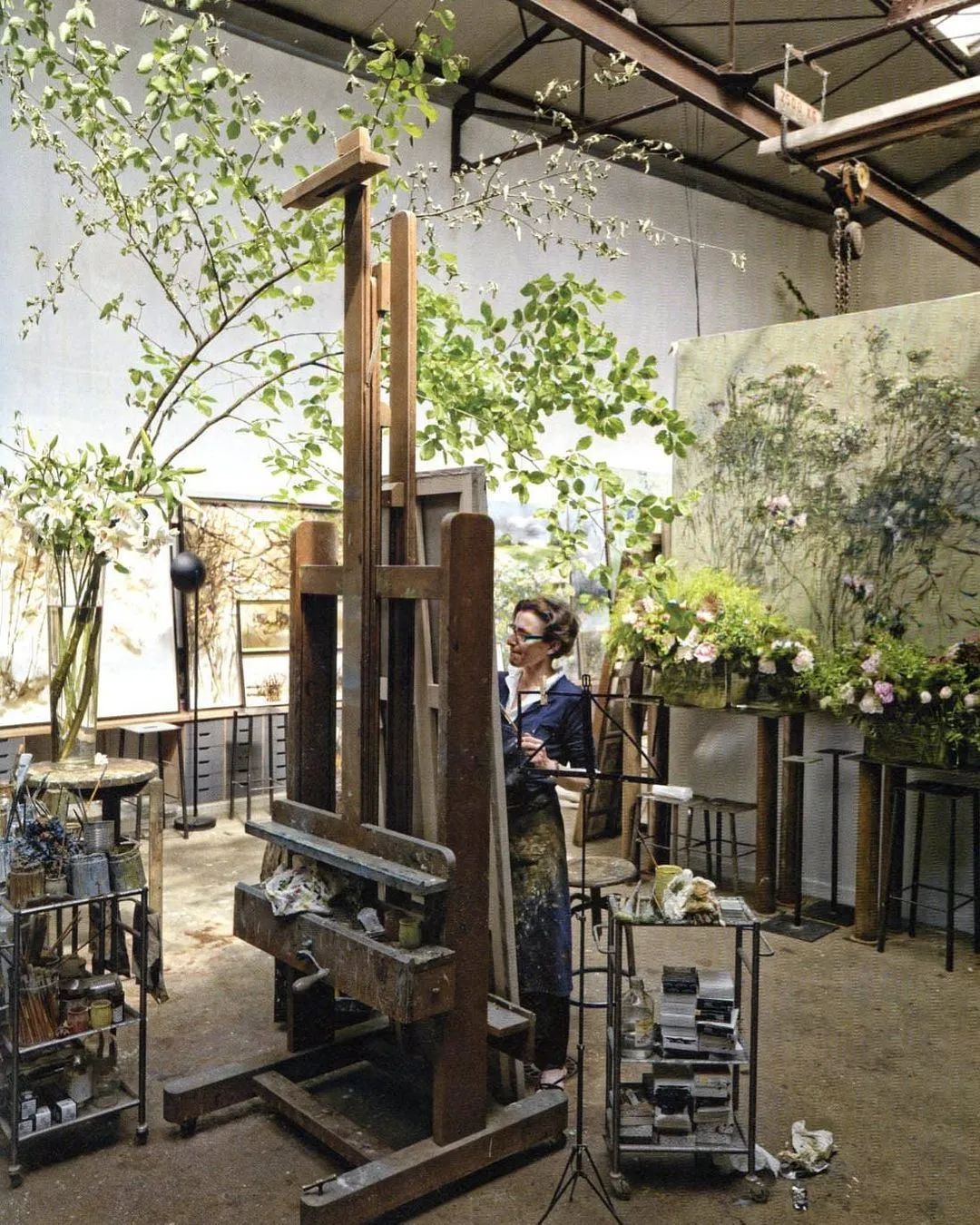 巴黎美院的天才女画家，花10年在自家的墙壁上作画，我被美哭了