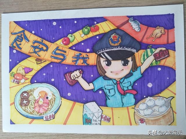 江门“食安与我”初小幼绘画比赛，人气王来自开平恩平鹤山广德