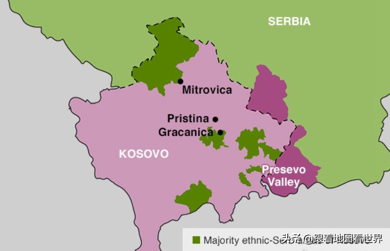塞尔维亚位于地图的哪个位置（科索沃：塞尔维亚的自治省，为什么一直闹独立？）