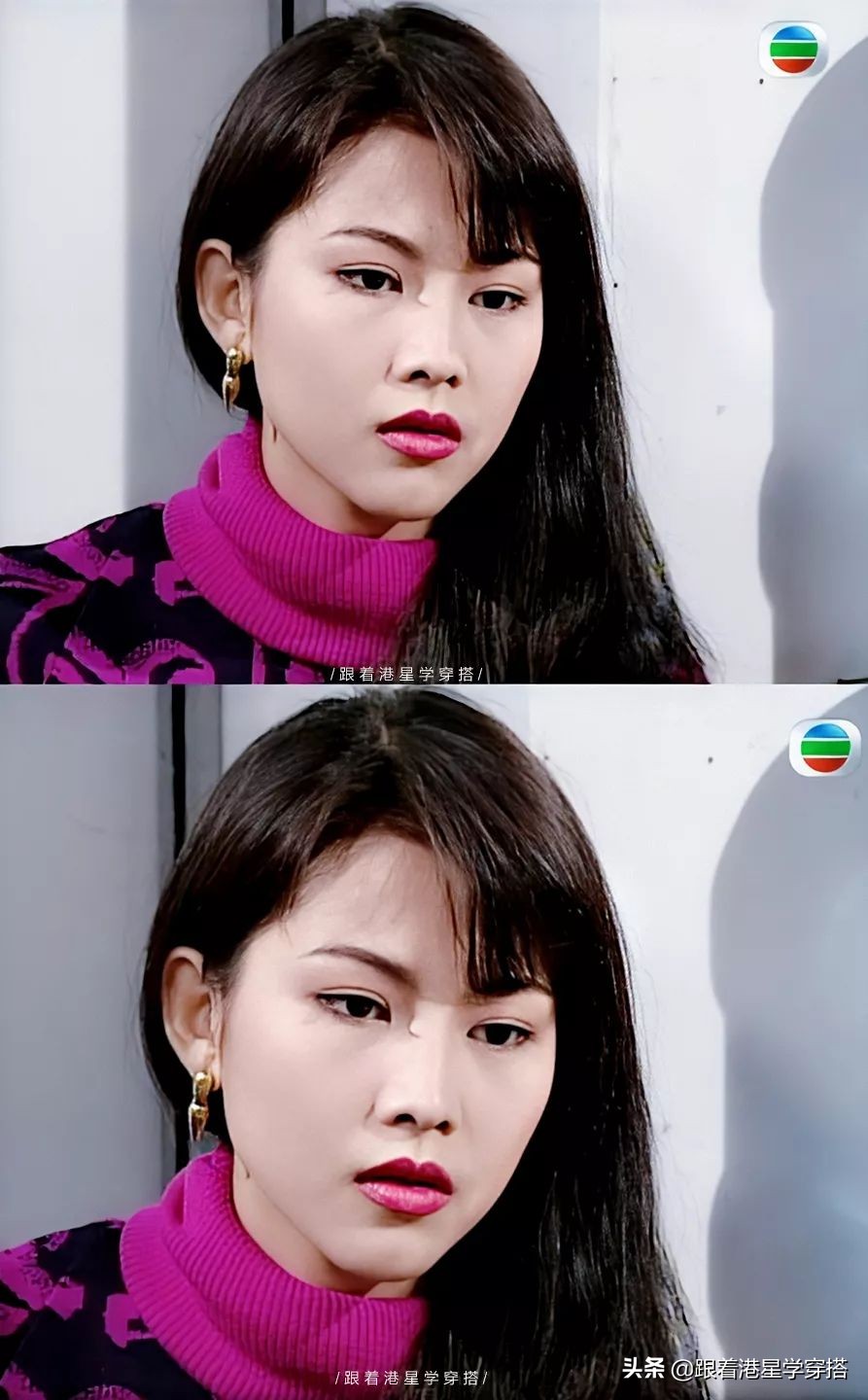 蔡少芬李嘉欣30年前的耳饰,全!部!都!超!好!看