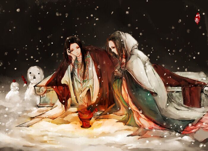 《倾尽天下》之周帝白炎与朱砂