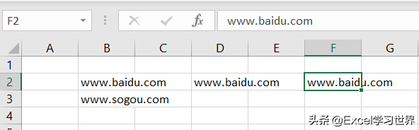 Excel – 输入网址时会产生超链接，有几种办法取消？