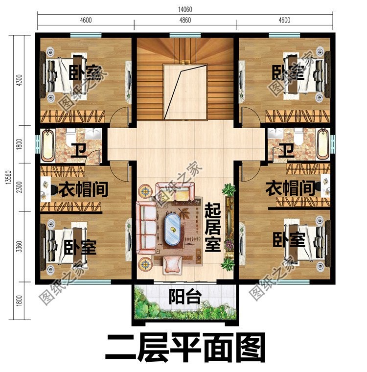 两层新中式别墅，外型看不腻，简约颜色搭配格外协调