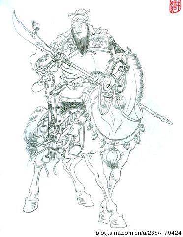白描水浒三十六天罡星