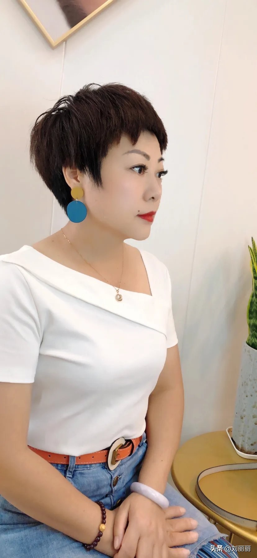 最美长碎发修剪图片(40岁左右的女性) - 赤虎壹号