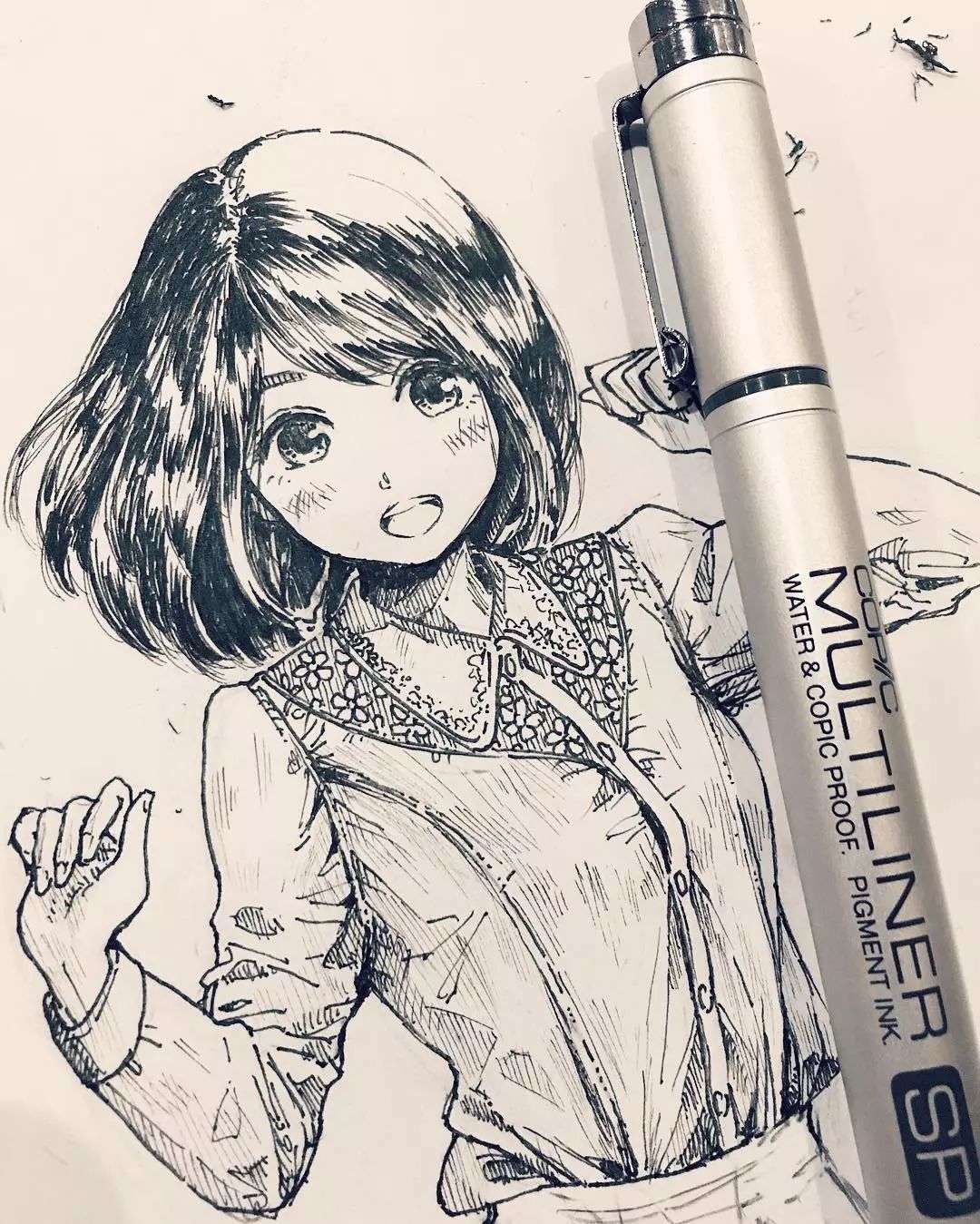 临摹完这组动漫插画,老师再也不用担心我画不好!