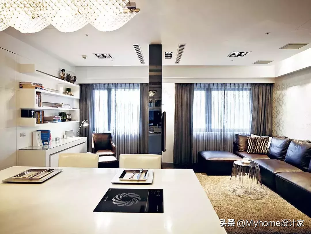 10㎡客厅的10种布局方案,客餐厅一体,小户型还大两倍