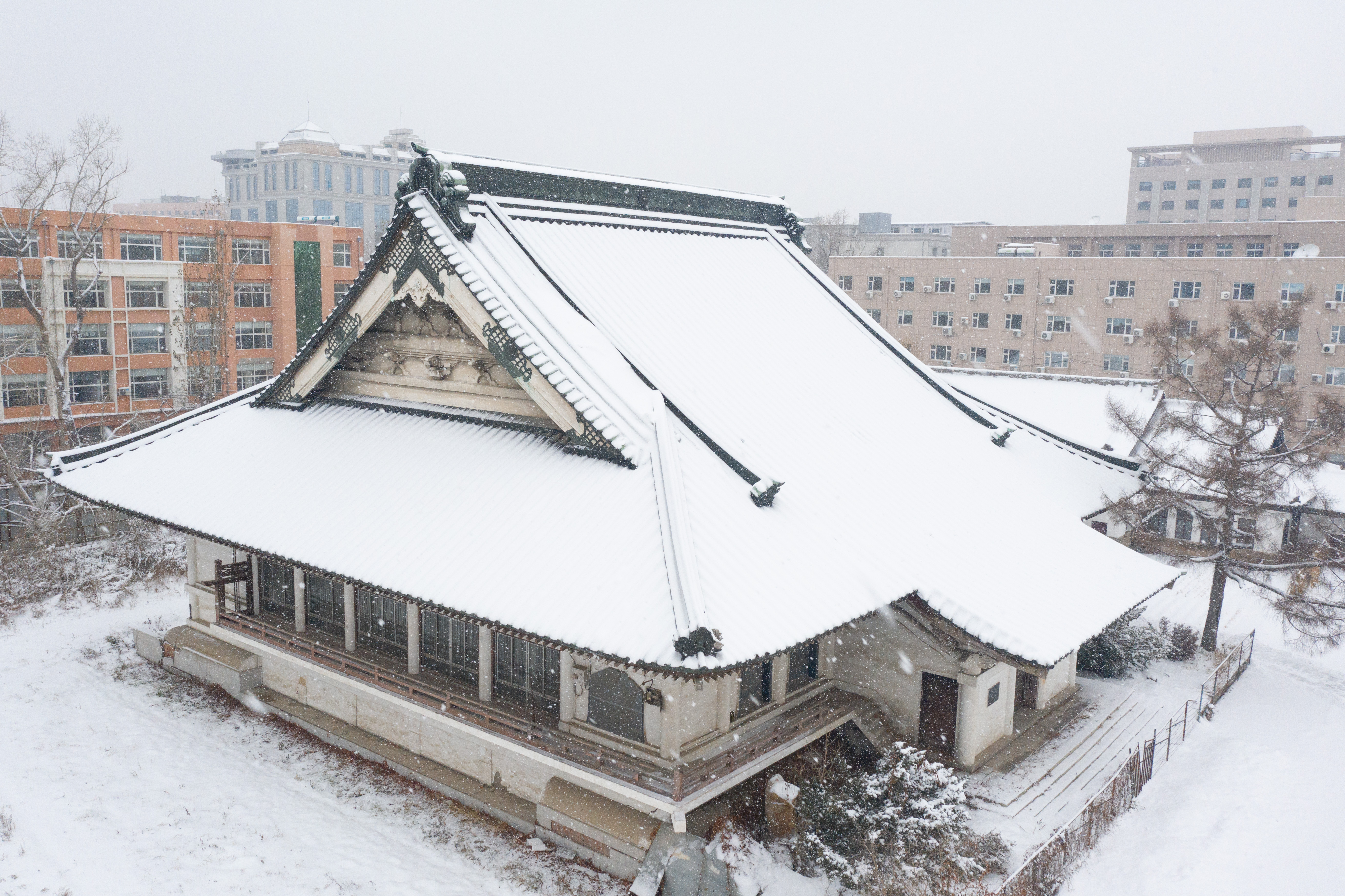 长春居然有这么多日本建筑下雪后仿佛来到了日本
