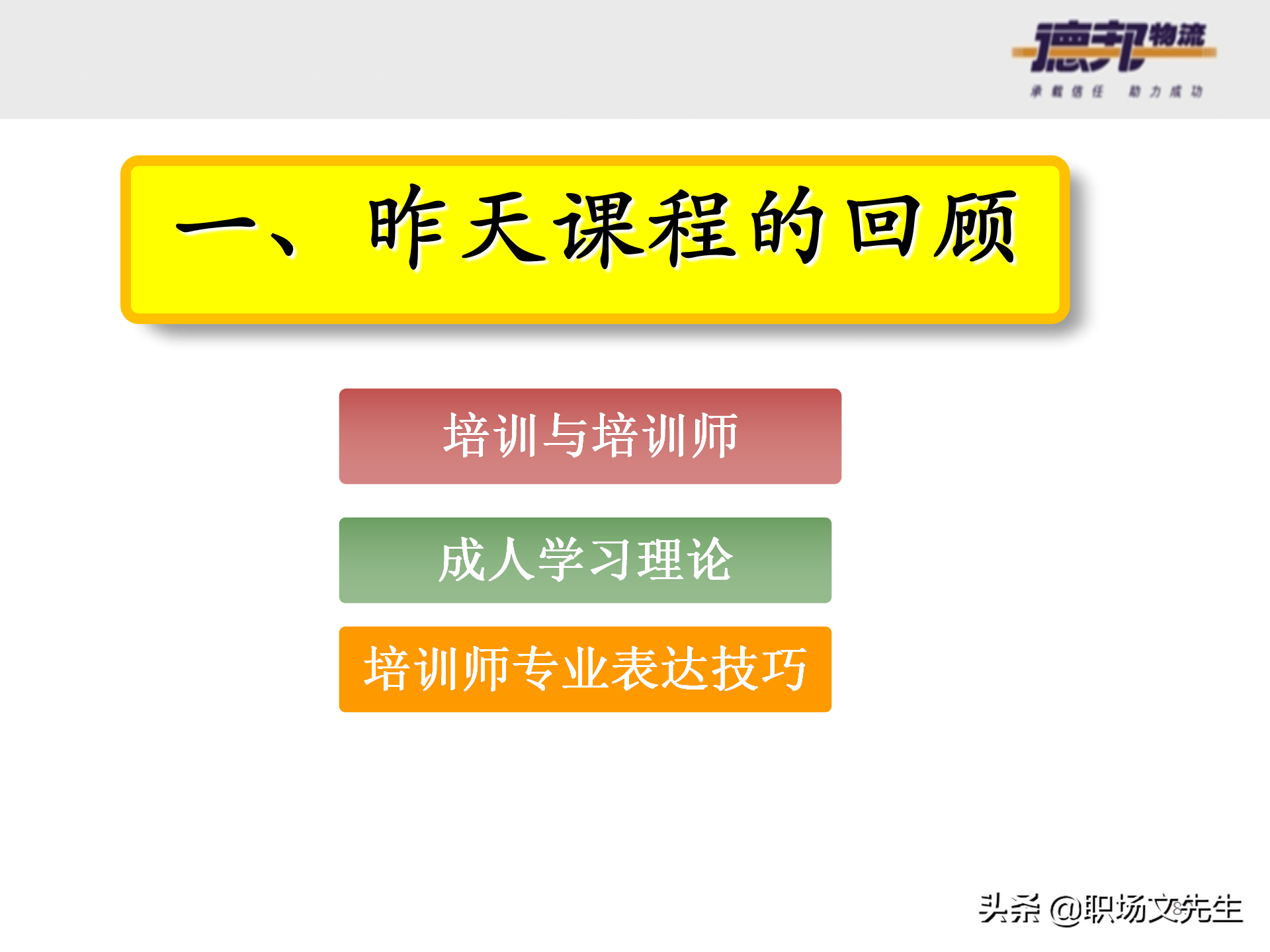 灵活运用培训师控场技巧，138页德邦公司TTT培训师课程，能力进阶