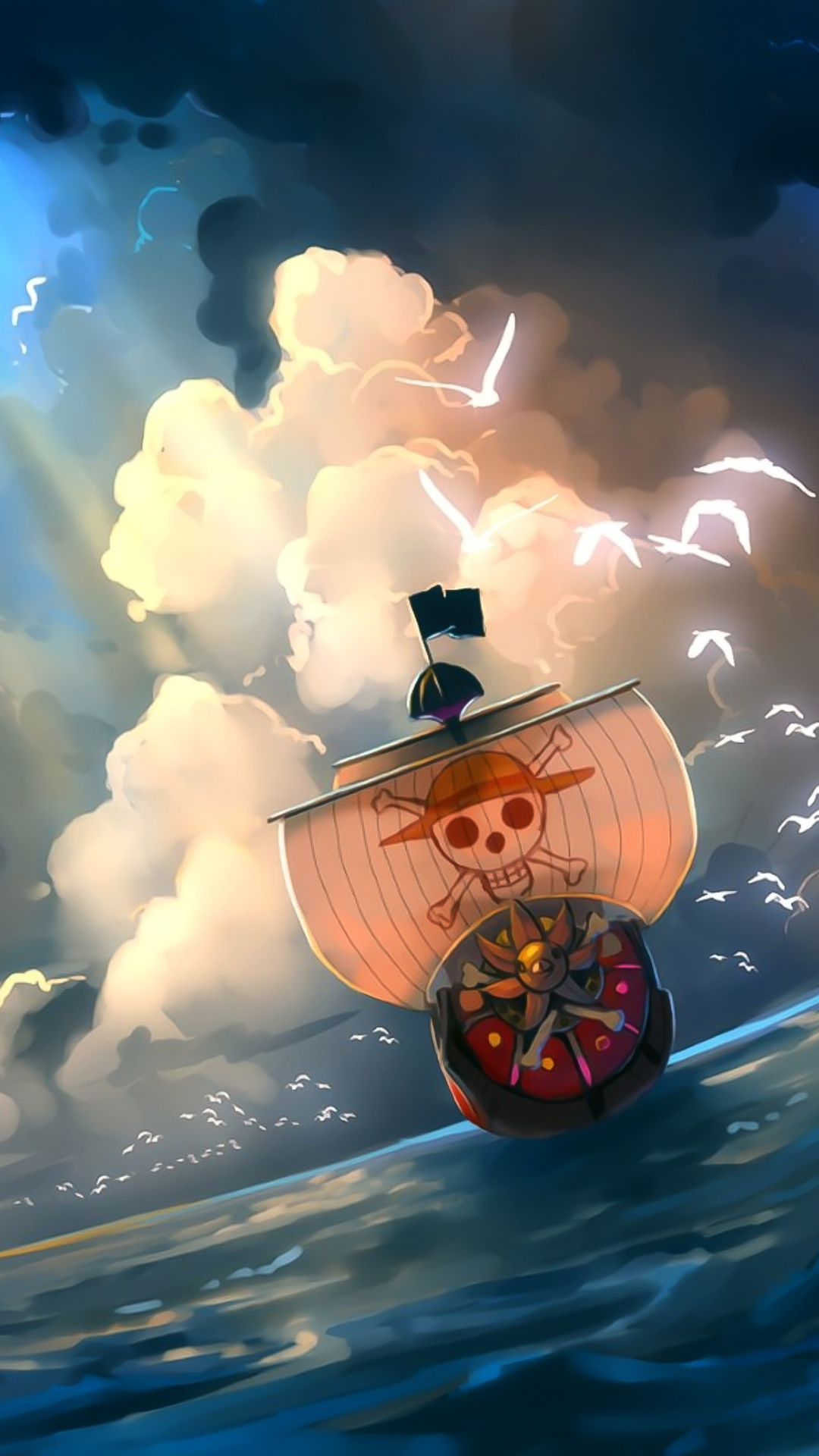 手机主题壁纸14期- 海贼王>向往大海,梦想启航
