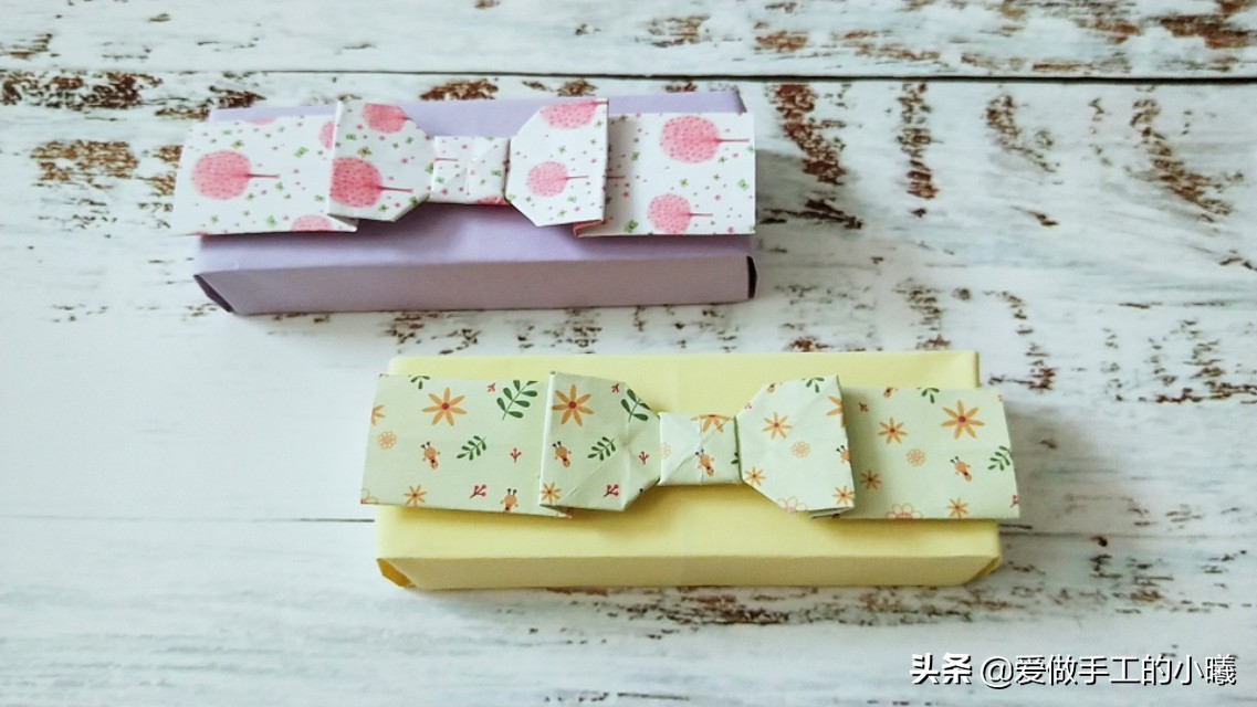 好看的蝴蝶结装饰折纸，简单几步轻松学