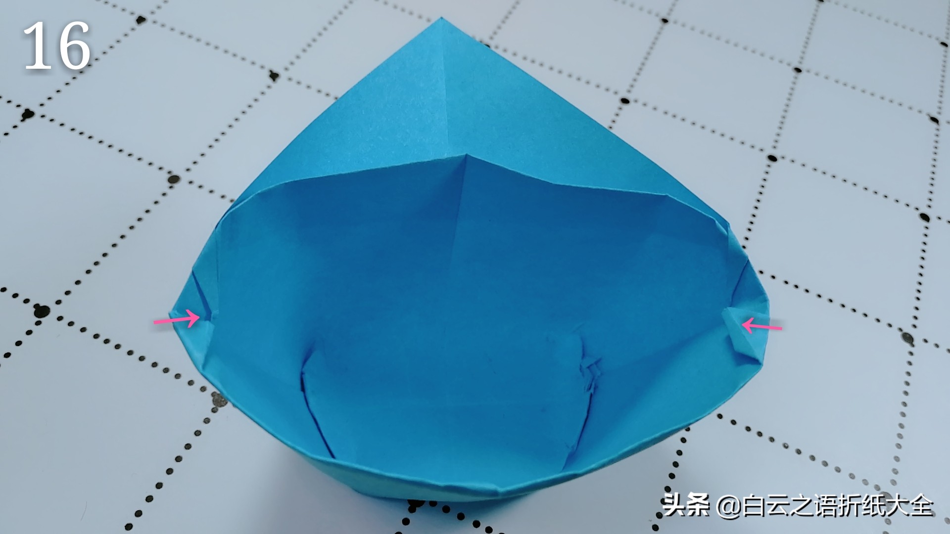 纸帽子手工制作大全(折纸太阳帽详细教程图解)