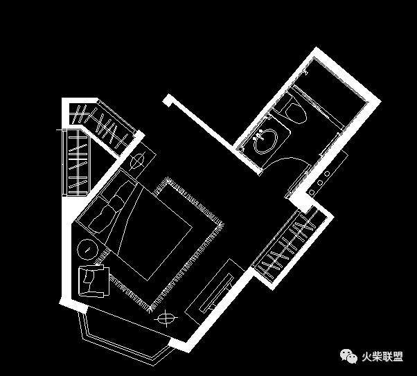 国内名师100套主卧平面格局CAD套图方案图库