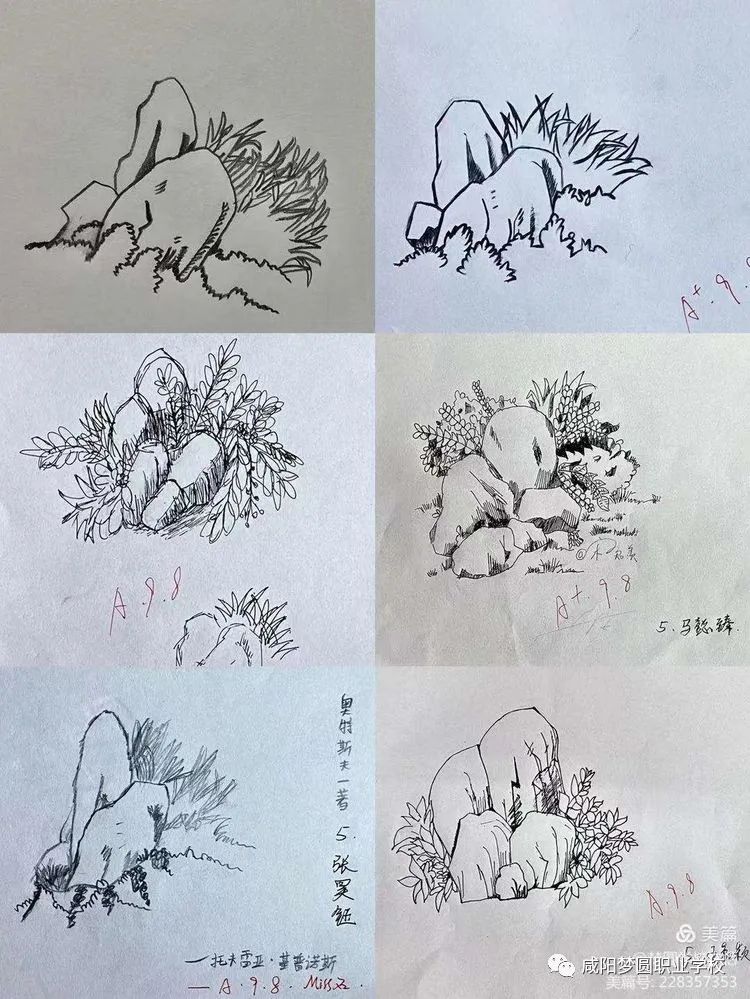 咸阳梦圆职业学校——学生绘画作品展