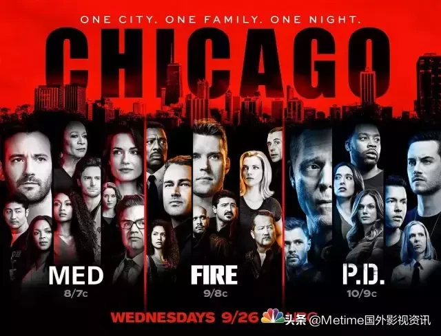 NBC发表了《芝加哥之炎》、《芝加哥医院》、《芝加哥警察署》的续篇。