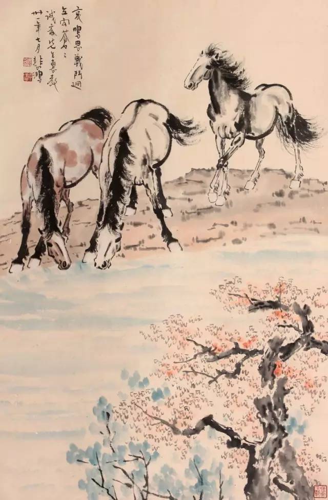 中国古今名家笔下的骏马，纵横驰骋