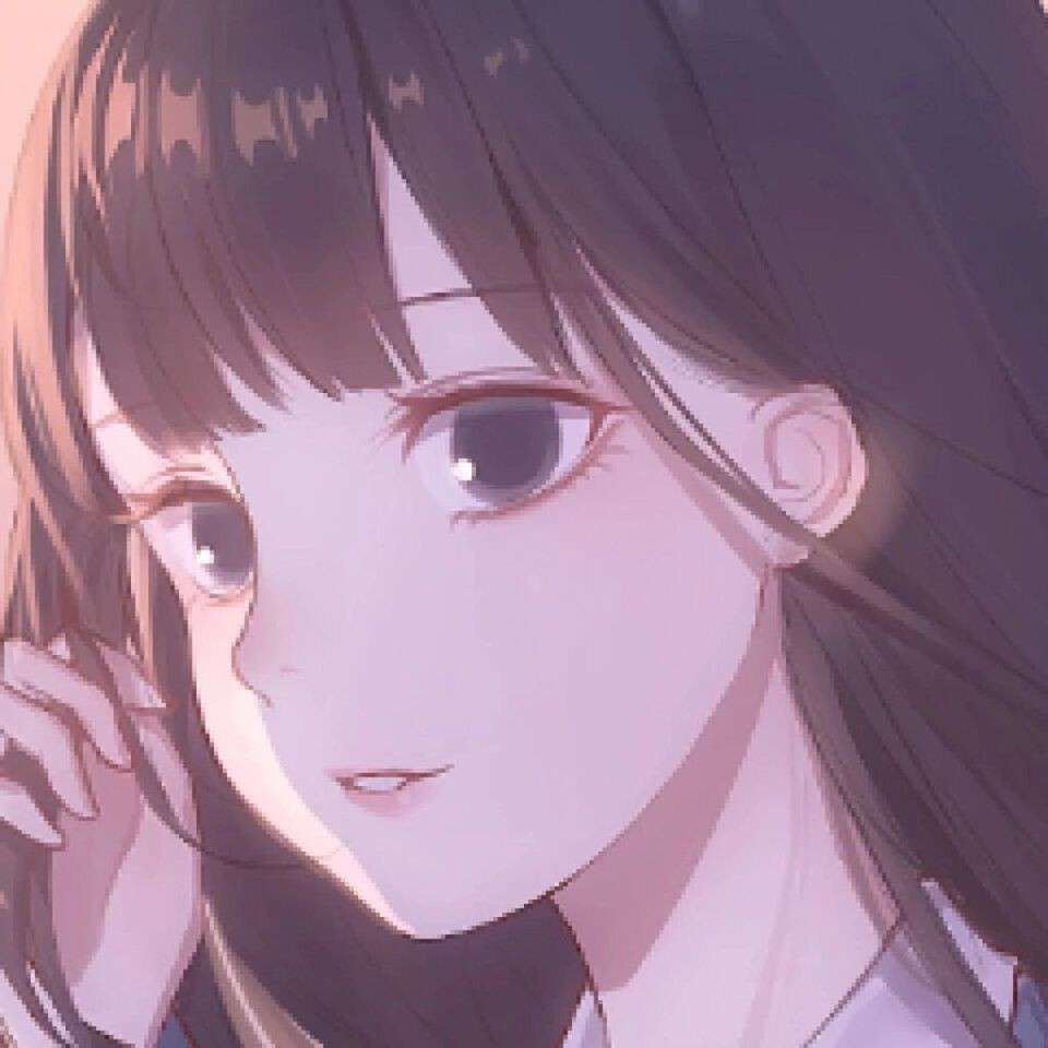 超级可爱的女生动漫头像,不过有个信念支柱似乎也不错