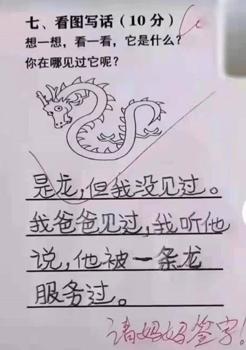 小学生奇葩作文，个个都能让你笑出内伤，网友调侃德云社需要你