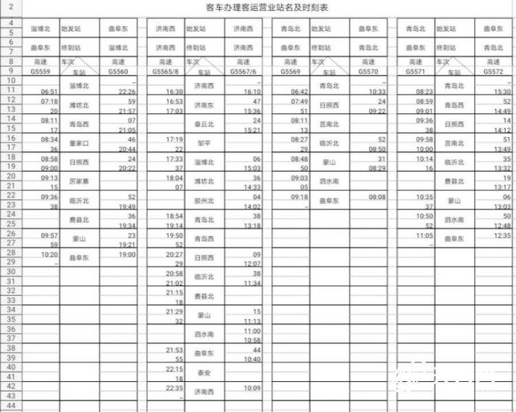 鲁南高铁通车！26日起临沂北到青岛北105分钟