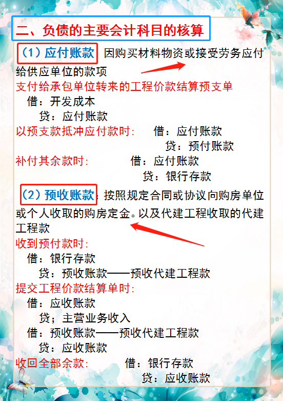 朋友直言：手持这份房地产会计账务处理大全，跳槽房企轻轻松松