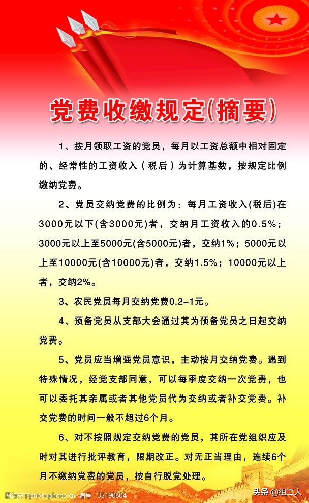 你的党费，你会计算吗？是交多了还是交少了？