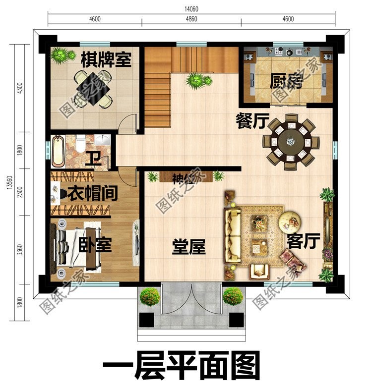 两层新中式别墅，外型看不腻，简约颜色搭配格外协调