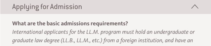 中国非法本能申请T14 法学院LLM吗？这次让你明明白白！