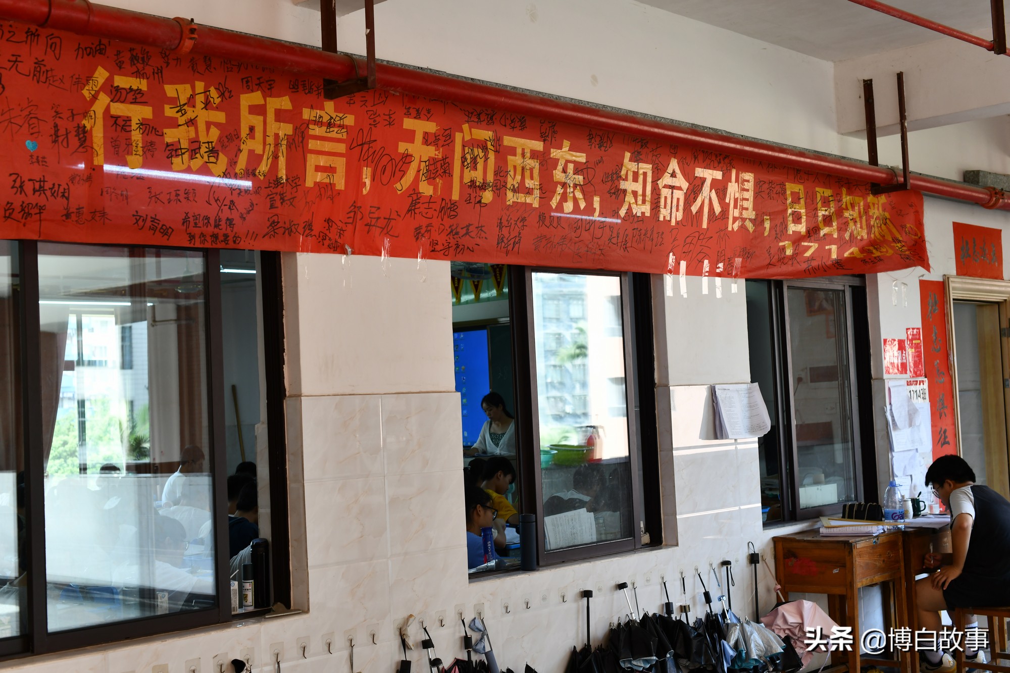 广西博白县中学做了大量工作，确保考生以最佳状态参加高考