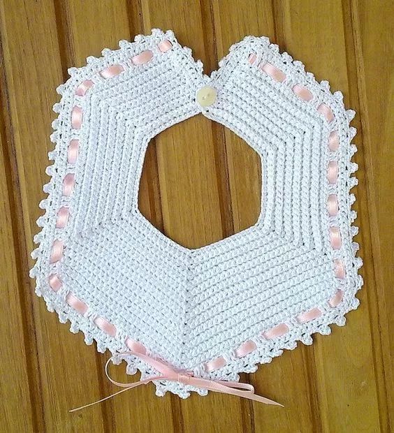 棒针编织婴儿围嘴的教程