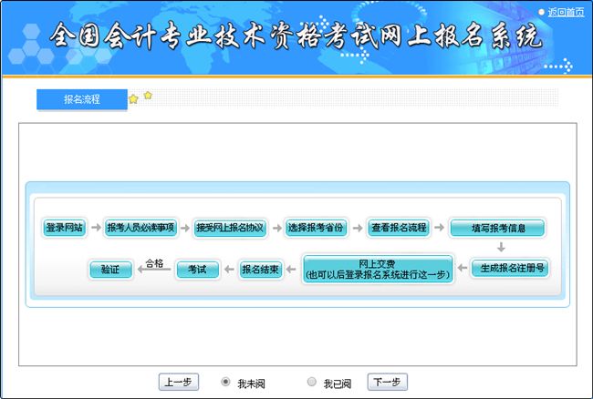 2020年初级会计职称考试网上报名流程图文详解