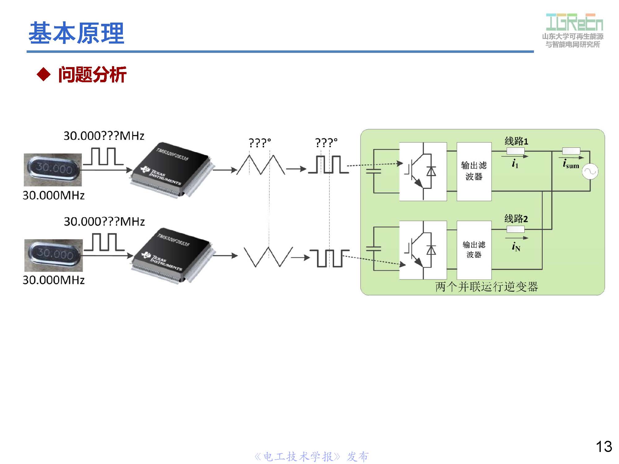 山东大学高峰教授：分布式并网变换器的脉宽调制协调控制